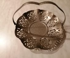 Vintage Lovelace Basket