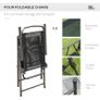 6 Pcs Bistro Set, Texteline-Black Image 6