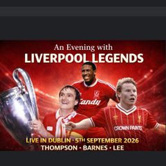 A Night with Liverpool Legends x 2 tickets