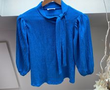Savida Cobalt Blue Blouse