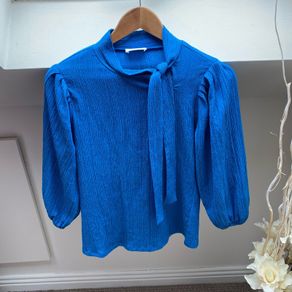 Savida Cobalt Blue Blouse