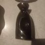 Ceramic Japanese Sake Bottle Brown Image 3