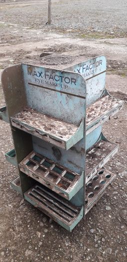 Rare vintage Max Factor make up display stand.