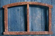 Iron Windows Stall as antique style window for Garden Wall Small 40 x 28