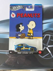 Hot wheels 1985 Honda Cr-x 75 years Peanuts silver series