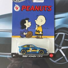Hot wheels 1985 Honda Cr-x 75 years Peanuts silver series