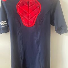 sports rugby padded shoulder top