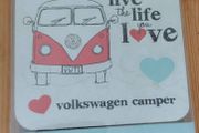 Official Volkswagen Campervan 4 Piece Coaster Set