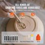 Pottery Wheel 27.9 cm Ceramic Wheel Foot Pedal Sculpting Tools Apron 350W Image 3