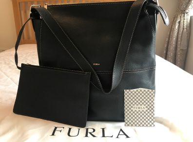 Brand new Furla leather shoulder bag