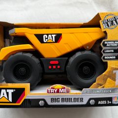 Toy State CAT Big Builder Dump Truck Lands Shaking New Please Look at the pictures