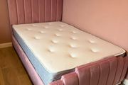 Double &amp; King Size Bed Frame With Mattress Opt