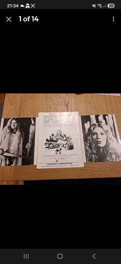 Led Zeppelin 1976 The Song Remains The Same Press Exhibitors Campaign Booklet & Photos