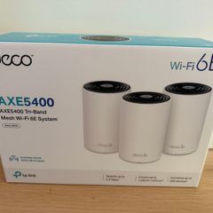 Deco XE75 AXE5400 Tri Band Mesh WiFi 6E - 3 Pack