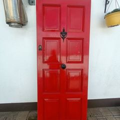 Teak Front Door