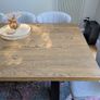 EZ Living Chestnut Oak Davos Dining Table and Bench Image 4