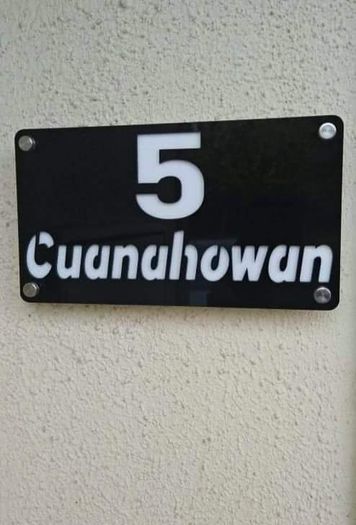 Home sign acrylic