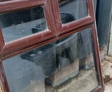 pvc double glazed window