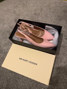 KG by Kurt Geiger Aria Low2 Slingback Heels Size 36 Brand New