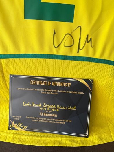 Cafu signed Brazil jersey