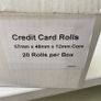 25 Credit Card Rolls | Single Ply, Core 12/ 20 mm Image 4