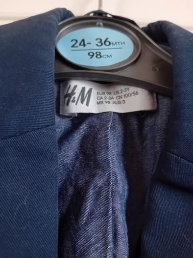 Boys navy jacket 2-3 yrs