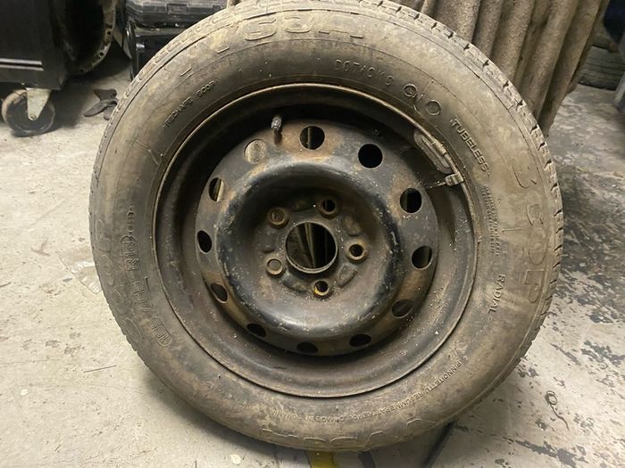 1x Wheel with good tyre 185 65 14 bipper, Fiorino, Nemo