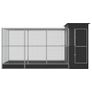 Aviary with Extension Silver 416x203x216 cm Steel Image 3