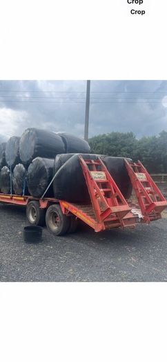 Heavy-Duty Tandem-Axle Low Loader / Bale Trailer