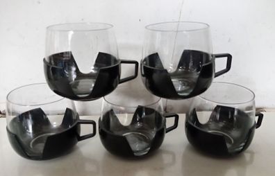 Five Vintage Cups