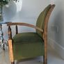 Vintage 1920/30s oak bedroom chair Image 3