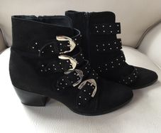 Ladies Buckle Boots
