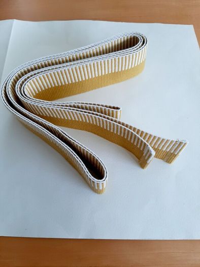 Woven wrap sash belt