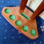 Antique Wooden Standing Pool Cue Snooker Rack Image 6