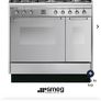 Smeg CC92MX9 Cucina Double Cavity 90cm Dual Fuel Range Cooker - Stainless Steel Image 4