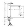 hansgrohe Vernis Shape - bathroom tap without waste, bathroom sink tap with spout height 190 mm Image 2