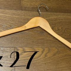 wooden hangers