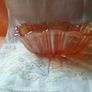 Two Good Square Carnival Glass Serving Dishes Image 3