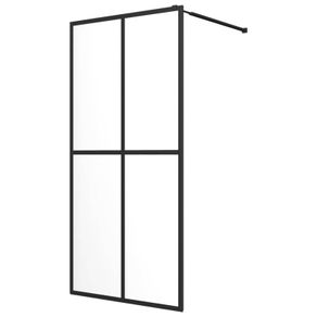 Walk-in Shower Screen Tempered Glass 140x195 cm