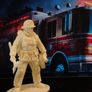 3D Printed Firefighter Figurine Image 5
