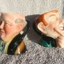 AVON WARE (Avon Art Pottery, Staffordshire) - a pair of vintage character jugs of Mr. Pickwick and Uriah Heep (Dicken's characters). c.1950's Image 2