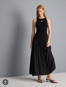 Black Maxi Dress - S