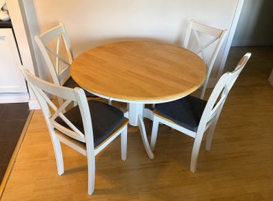 Round Dining Table - 4 Chairs