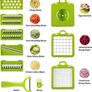 Pro Vegetable Chopper with Container and 7 Sharp Blades, Veggie Slicer Dicer with Colander Basket for Kitchen, Easy to Clean (FREE POSTAGE) Image 6