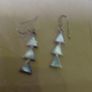 silver drop earrings Image 2