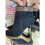 Carvela black studded boots Image 3