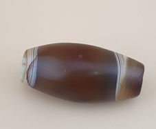 Vintage Yemeni Suliemani Natural Eye Agate Bead Amulet