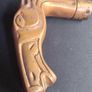 Vintage Brass Horse Head Walking Stick Handle Image 2