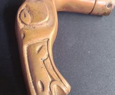 Vintage Brass Horse Head Walking Stick Handle