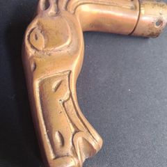 Vintage Brass Horse Head Walking Stick Handle
